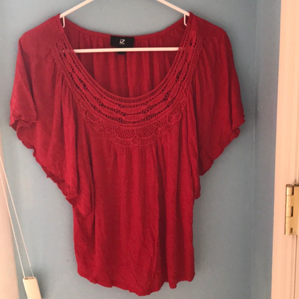 Red lace Blouse